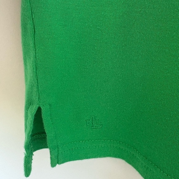 Ralph Lauren Green Boatneck Blouse | Size Large - Picture 6 of 7